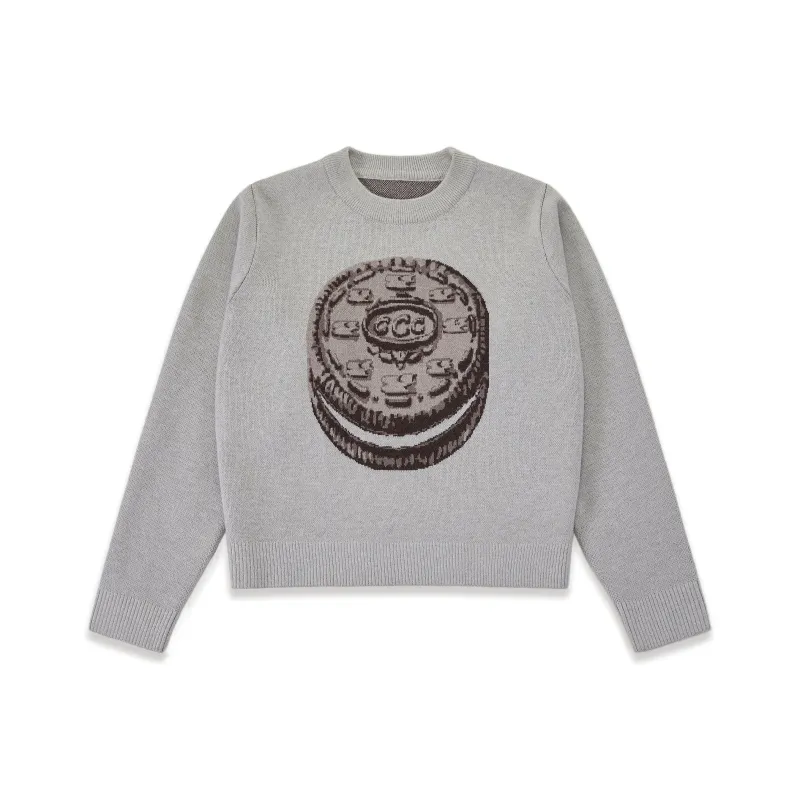 Crying Center Sweaters Unisex Light Gray-0