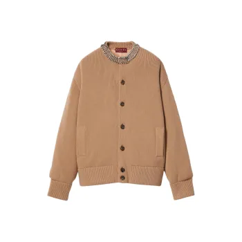 GUCCI Crystal embroidery Cardigan