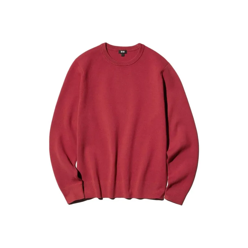 UNIQLO Sweater Unisex Coral Red-0
