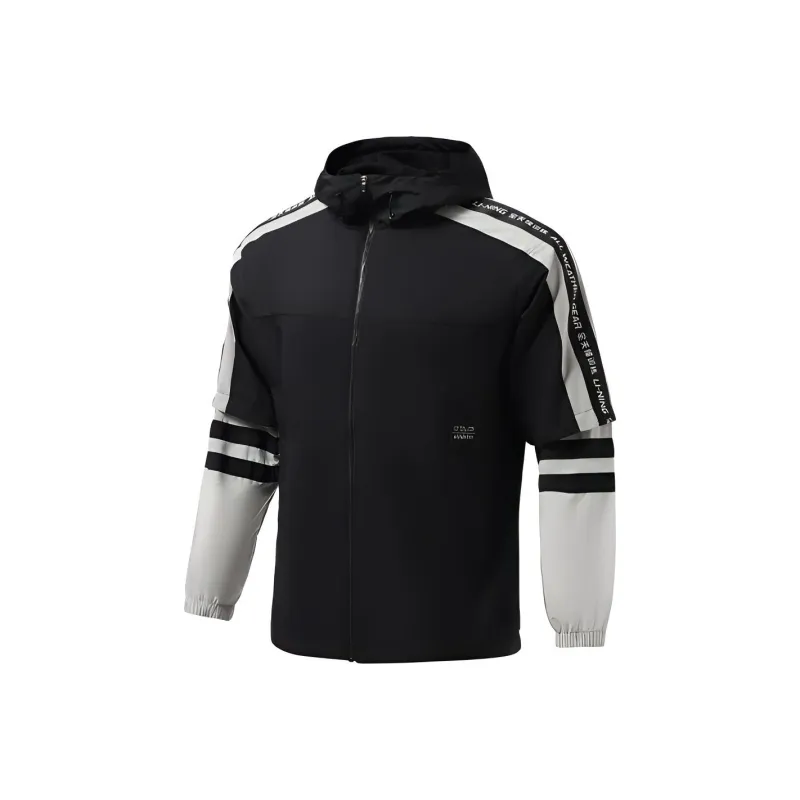 LiNing Training Collection Fitness Collection Jackets Coats Men's Black-0