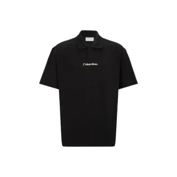 CALVIN KLEIN Polo Shirt Unisex Black