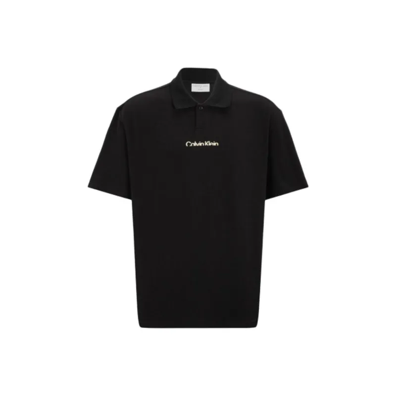 CALVIN KLEIN Polo Shirt Unisex Black-0