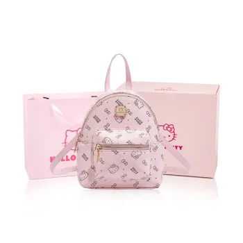 MESUCA Sanrio Hello Kitty Collaboration Kitty Series PU Backpack Women's Multicolor