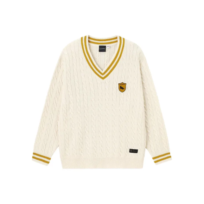 GU Harry Potter Collaboration Sweaters Men White-0