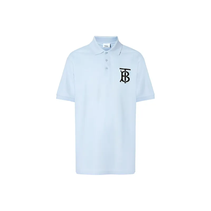 Burberry Polo Shirts Men Blue-0