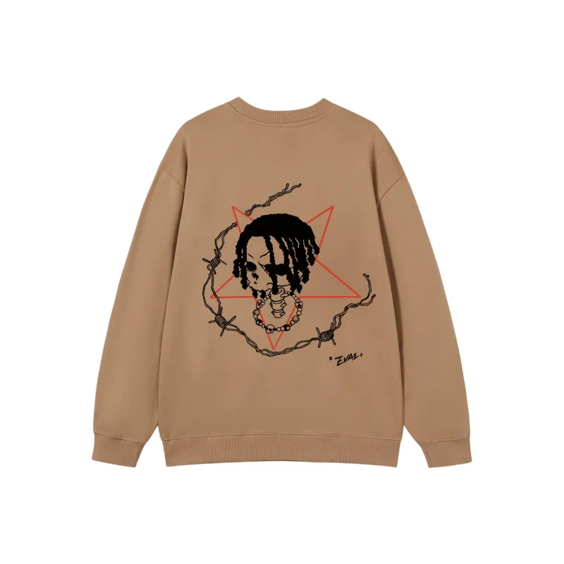 *EVAE+MOB Dreadlocks Series Sweatshirt Unisex-16