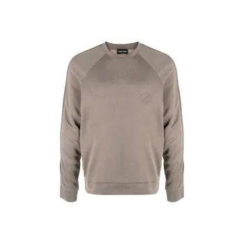 GIORGIO ARMANI Logo embroidered Round neck Jumper
