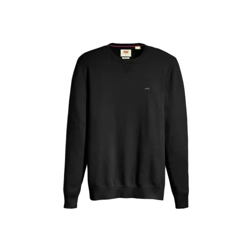 Levi’s Lightweight Housemark Sweater Sweater Men's Meteorite Black