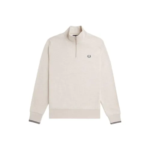 FRED PERRY Sweatshirt Men's Ecru