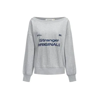 11ESTRANGER Sweatshirt Unisex Dark Heather Gray