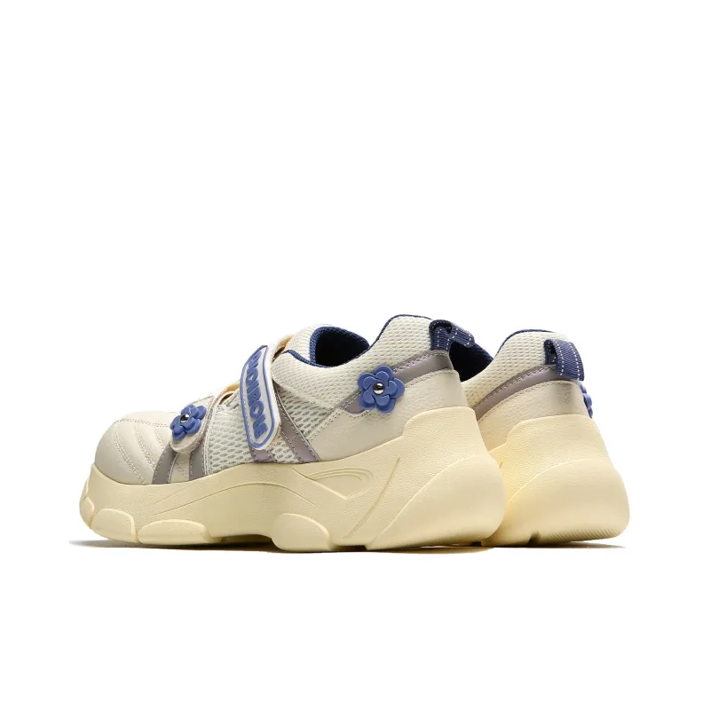 OICIRCLE Breathable Low Top Casual Shoes Women's Ecru-2