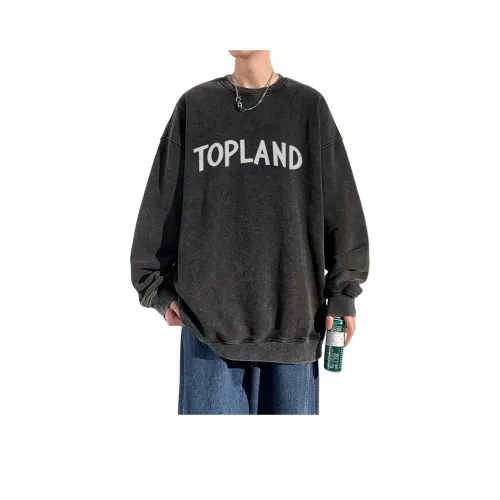 Topland Sweatshirt Unisex Black