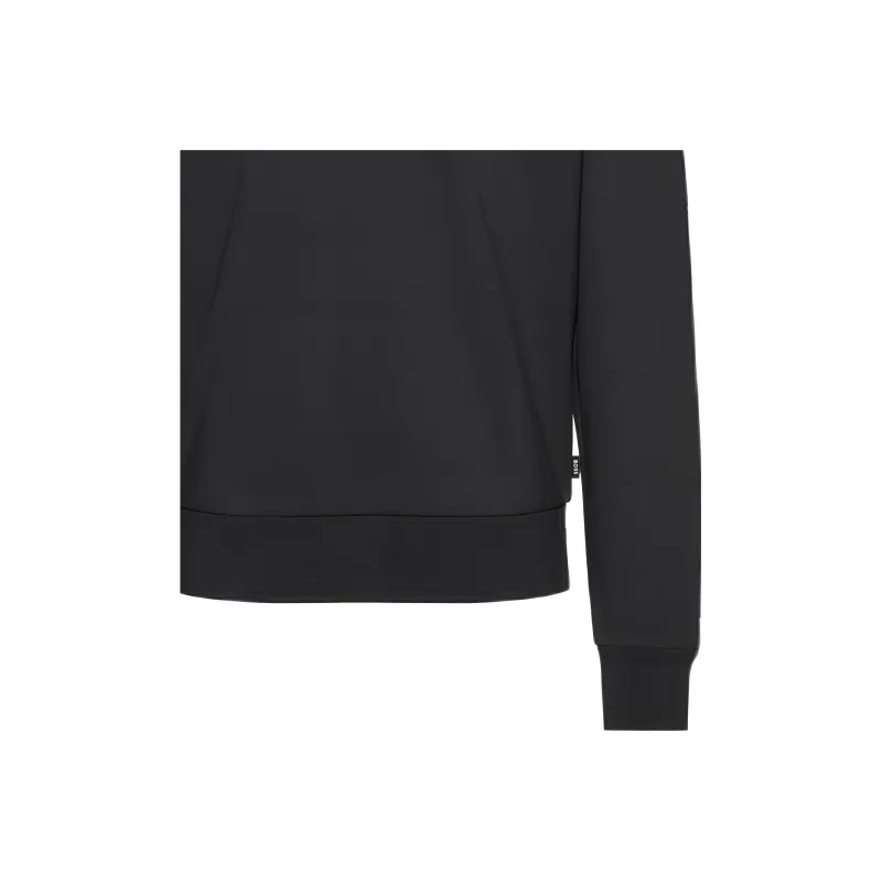 HUGO BOSS Flocked logo Cotton Sweatshirt-2