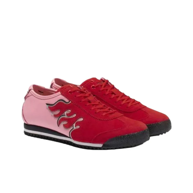Onitsuka Tiger Mexico 66 Sd Flame Fiery Red Blossom Pink-2