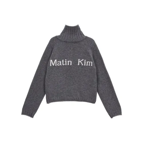 마뗑킴 그레이 남녀공용 스웨터
