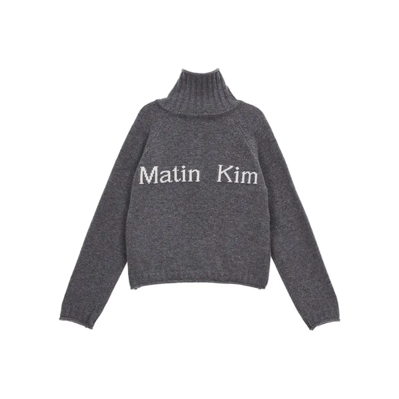 MATIN KIM Sweaters Unisex Gray-0