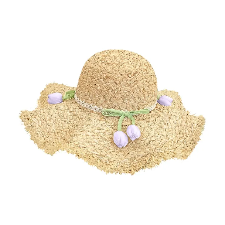Mulinsen Straw Woven Bucket Hats Unisex-2