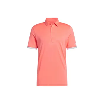 Adidas Polo Shirt Men's Fusion Coral Pink