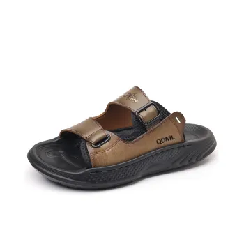 Qiandongmeili Stitching Slip Resistant Slide Slippers Men's