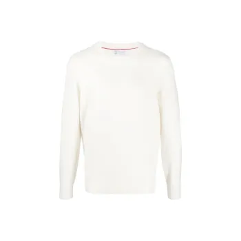 Brunello Cucinelli Crew neck Knitted Cashmere Jumper