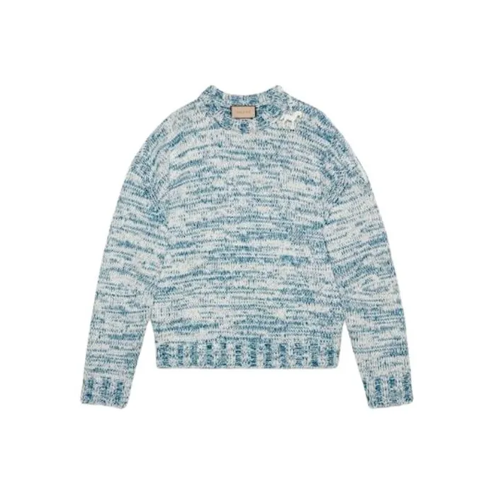 GUCCI SS24 Sweater Men's Light Blue-0