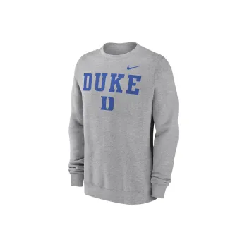 Nike Duke Blue Devils Primetime Primary Stack Men's Nike College Pullover Crew