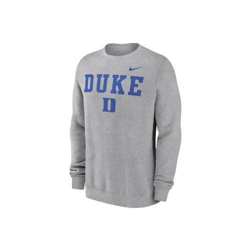 Nike Duke Blue Devils Primetime Primary Stack Men's Nike College Pullover Crew