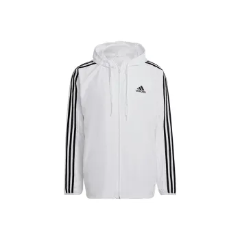 Adidas Essentials Woven Windbreaker Jacket Men's White