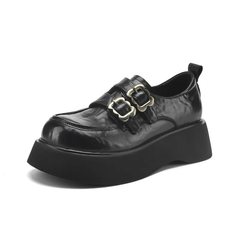 FIVE PLUS Loafers Women's Black-1