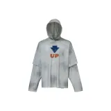 Distressed Gray White