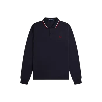 FRED PERRY Polo Shirt Men's Marine Blue