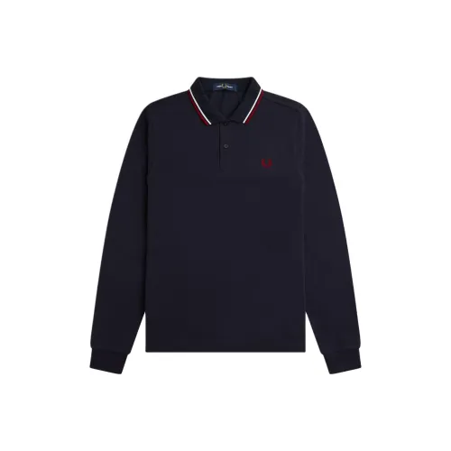 FRED PERRY Polo Shirt Men's Marine Blue