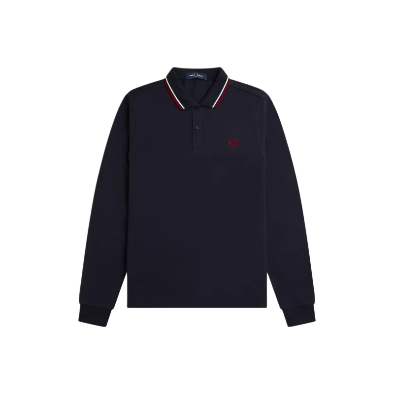 FRED PERRY Polo Shirt Men's Marine Blue-0