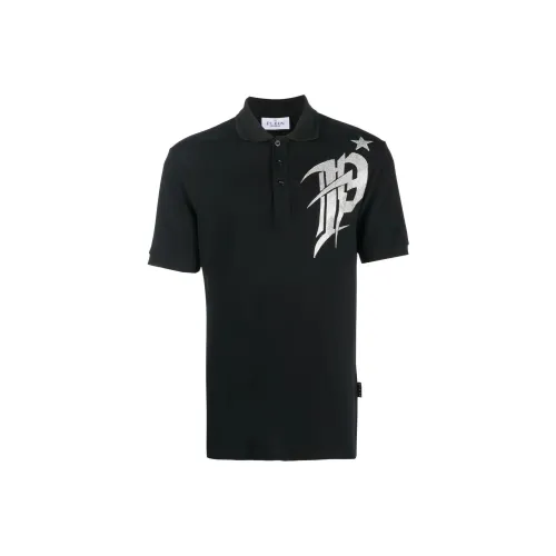 PHILIPP PLEIN Logo print Polo Shirt