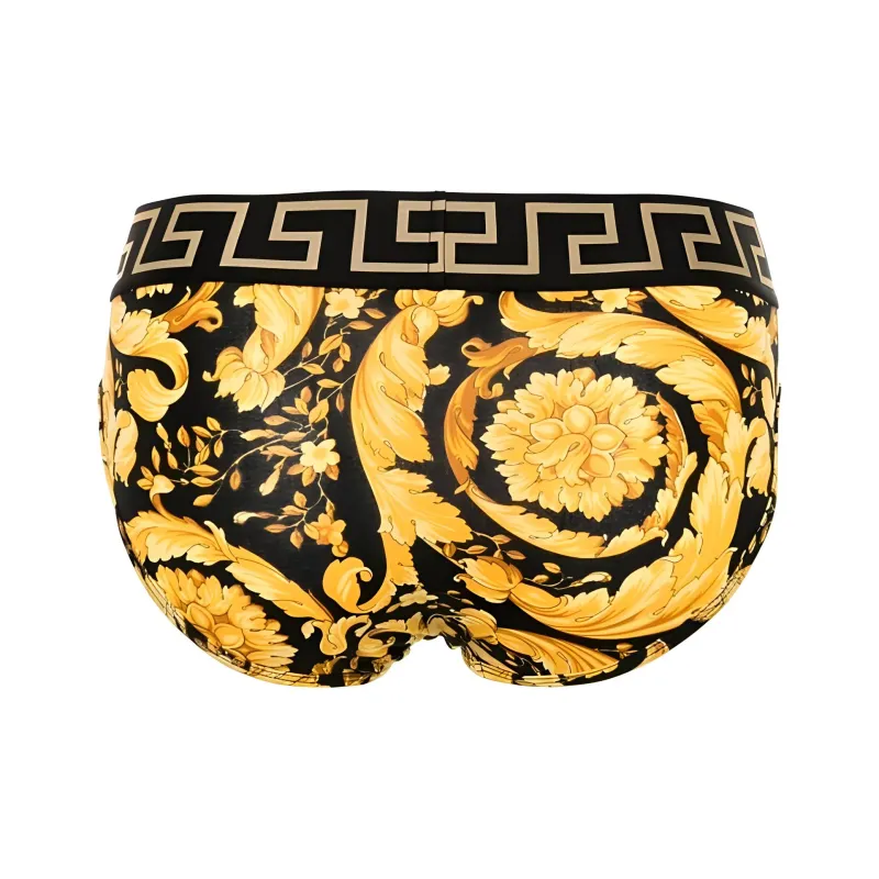 VERSACE Greca Border Barocco Printed Briefs-1