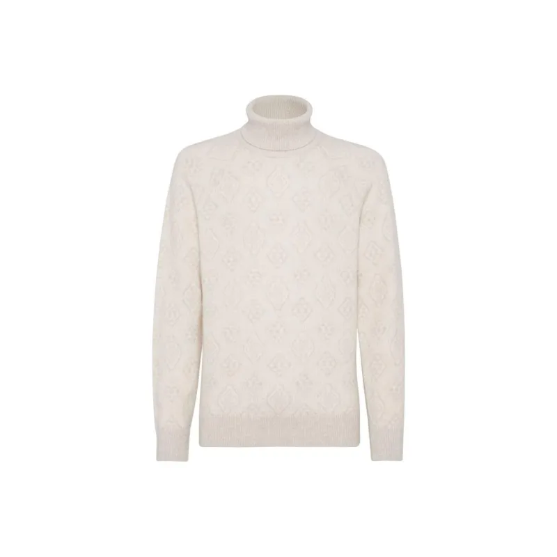Brunello Cucinelli Roll Neck Knitted Jumper-0