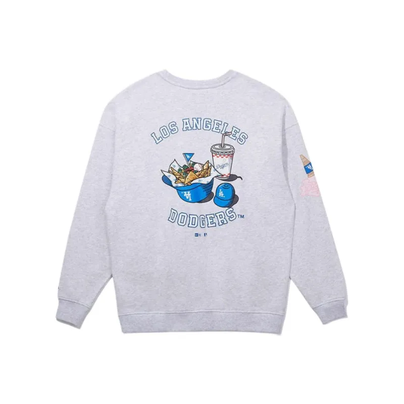 New Era Los Angeles Dodgers Sweatshirts Men Gray-0
