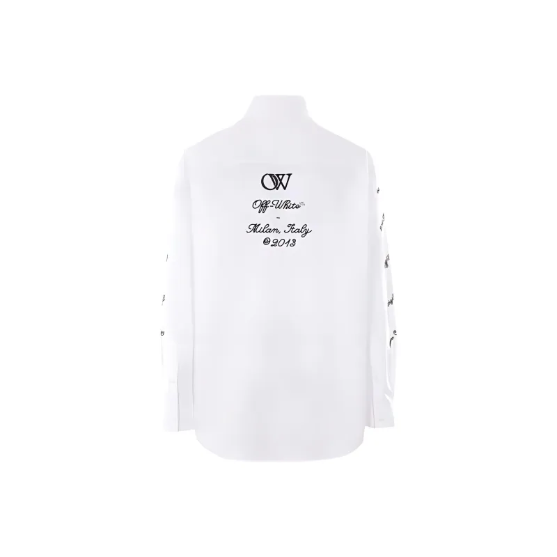 OFF WHITE Embroidered Shirt-1
