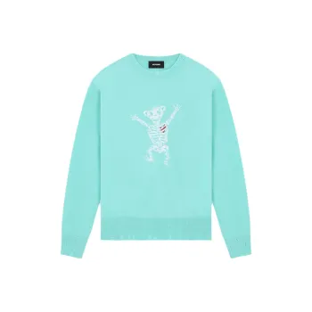 WE11DONE SS24 Sweater Unisex Mint