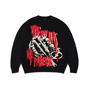 WHOOSIS Meteor Hammer Pattern Unisex Sweater