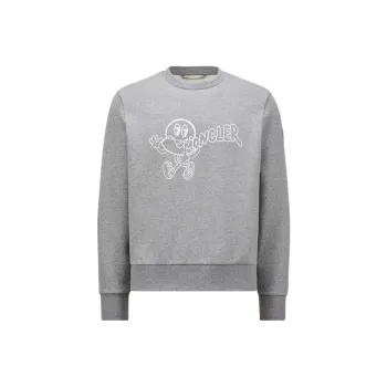 Moncler Sweatshirts Men Gray