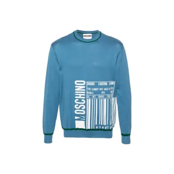 MOSCHINO Knitwear Men Blue