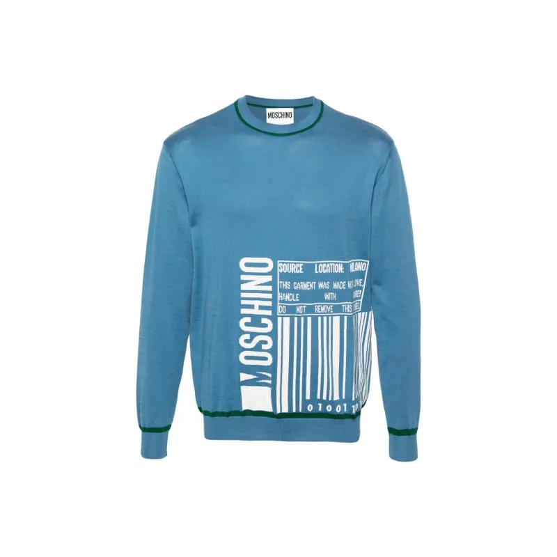 MOSCHINO Knitwear Men Blue-0