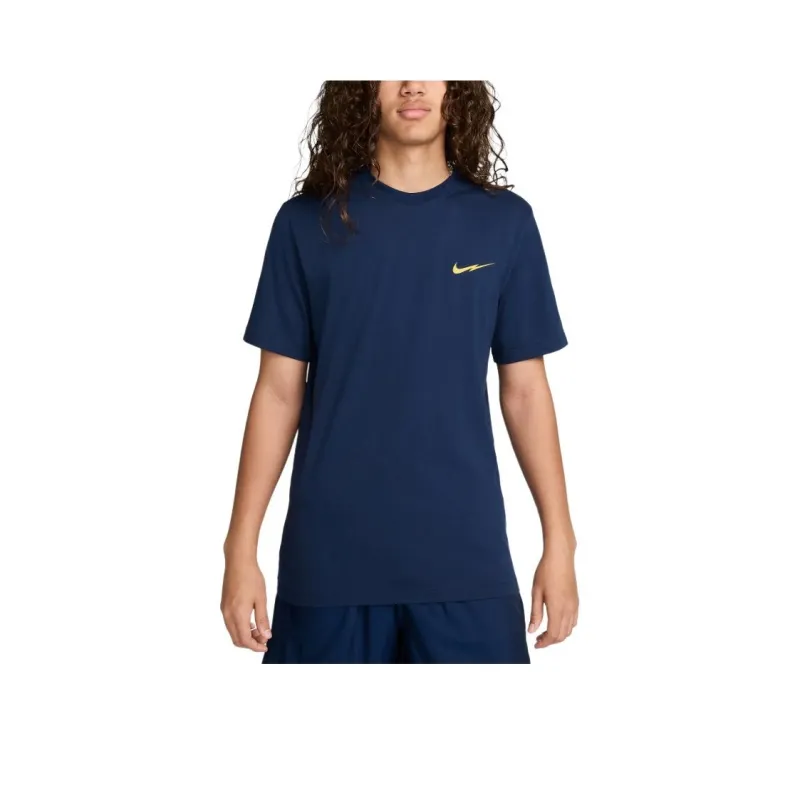 Nike T Shirts Men Marine Blue-0