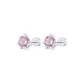 Pink Zircon Claw Stud Earrings[1 Pair]