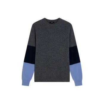 THEORY Sweater Men's Graphite Gray Mixed Color