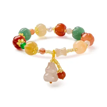 MCK Golden Silk Jade Bracelets Women's