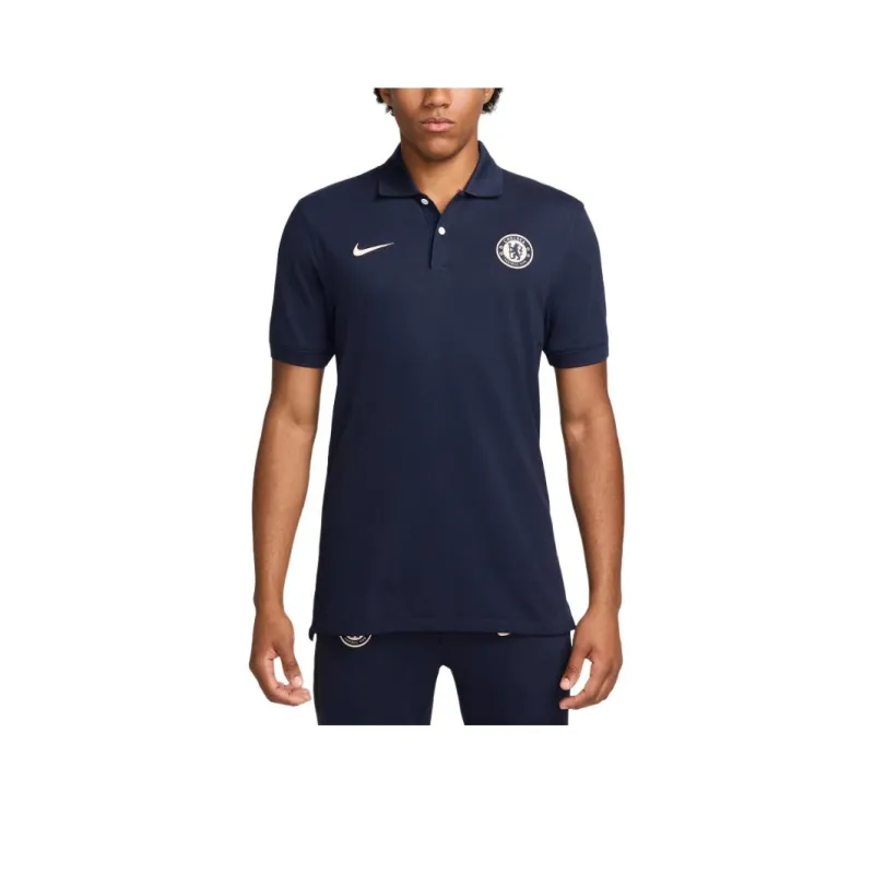 Nike Chelsea FCDri-Fit FW24 Polo Shirt Men's Obsidian Color-0
