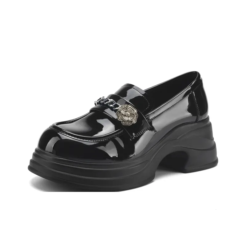 FIVE PLUS Loafers Women's Black-1