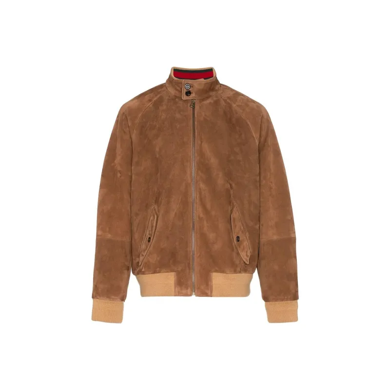 GUCCI Jackets Men Brown-0